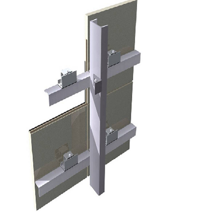 Back-bolted Stone Curtain Wall